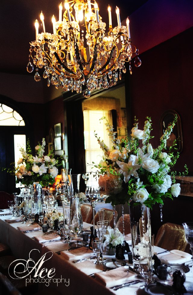 victorian venue, nashville wedding, ace photography, dining room, reception